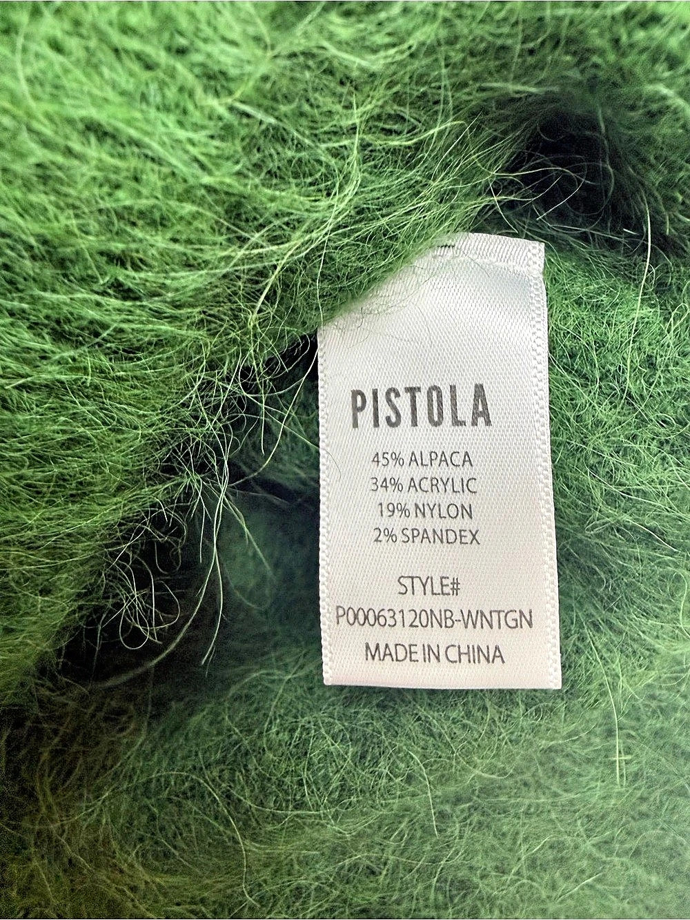 Pistola Kit Fuzzy V-Neck Longsleeve Pullover Sweater size XS - Picture 4 of 7